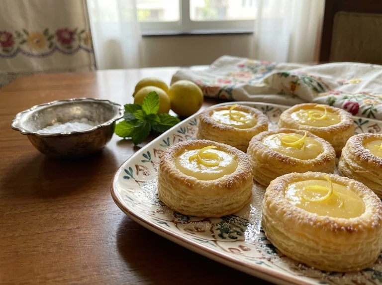 Lemon Cheese Cakes (Lemon Curd Tarts)
