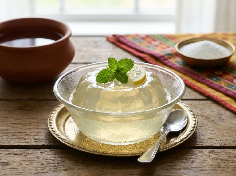 Lemon Gelatin Jelly