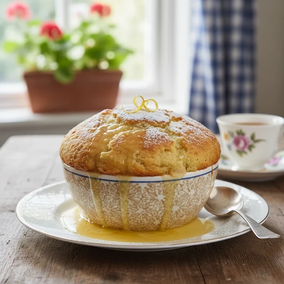 Lemon Suet Pudding