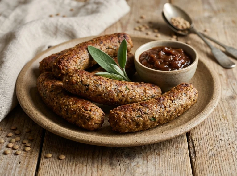 Lentil Sausages