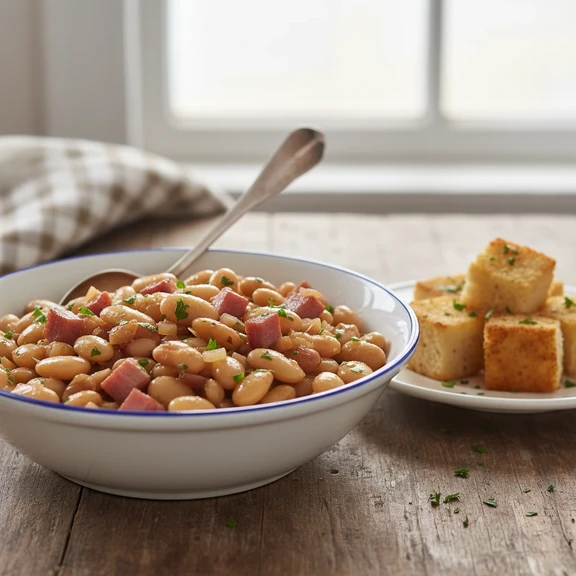 Lima Beans with Ham