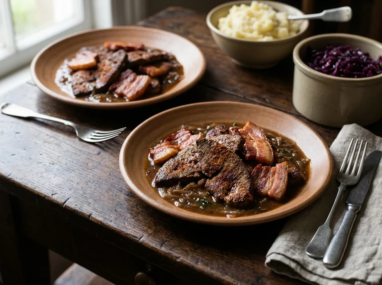 Liver and Bacon (Two portions)