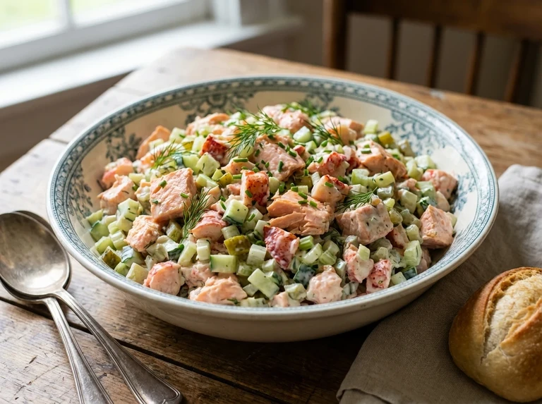 Lobster and Salmon Salad