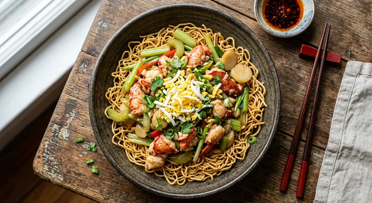 Lobster with Crisp Noodles