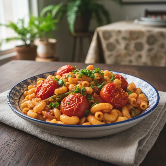 Macaroni and Tomatoes