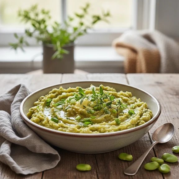 Mashed Broad Beans