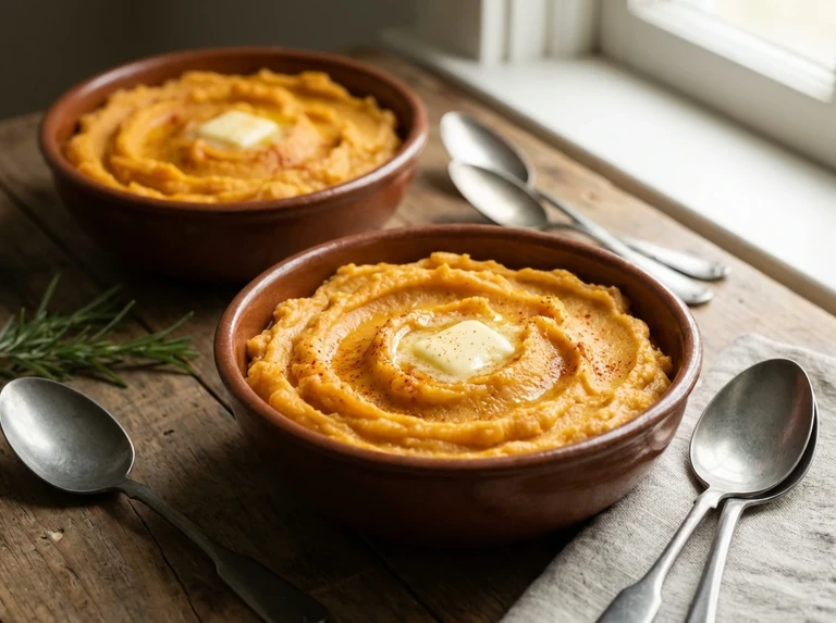 Mashed Sweet Potatoes (Two portions)