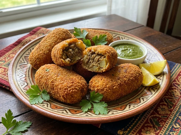 Meat and Potato Croquettes