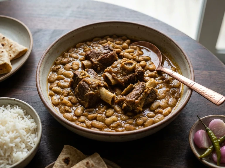 Meat or Chicken with Field Beans (Val)