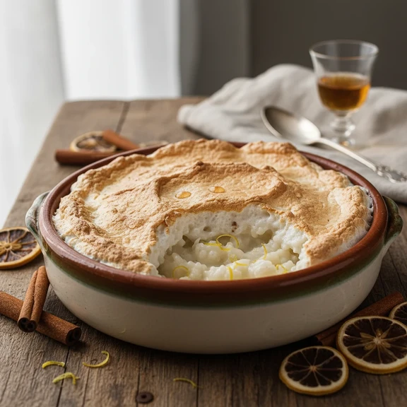 Meringue Rice Pudding