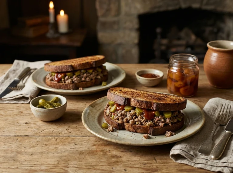 Minced Goose Sandwiches