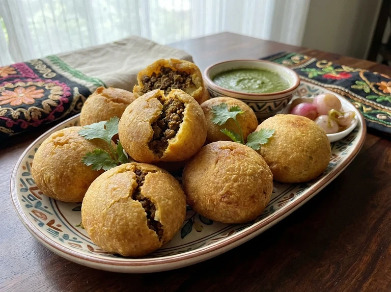 Minced Meat and Potato Puffs