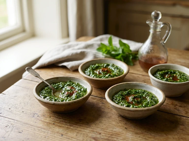 Mint Sauce (Four portions)