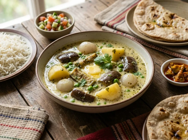 Mixed Vegetable Curry with Coconut Milk