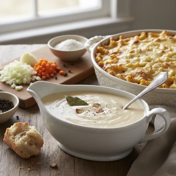 Modern Bechamel Sauce
