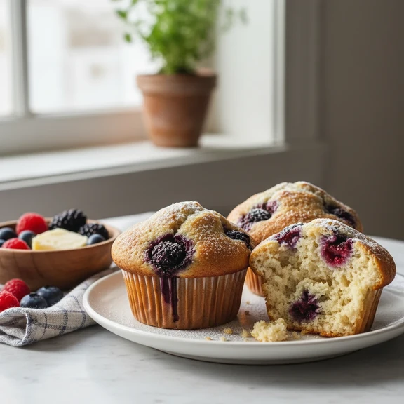 Modern Berry Muffins