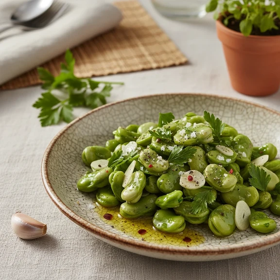 Modern Broad Bean Salad
