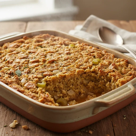 Modern Cracker Crumb Stuffing