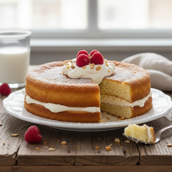Modern Cream Cake