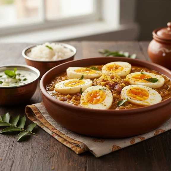 Modern Curried Eggs