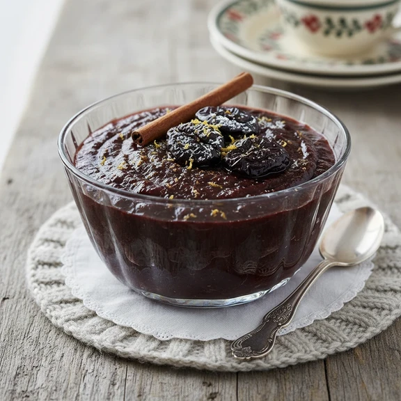 Modern Norwegian Prune Pudding