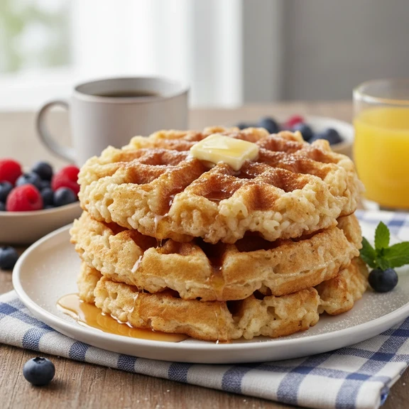 Modern Rice Waffles