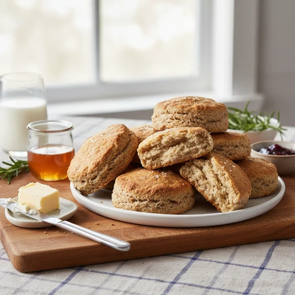Modern Rye Biscuits