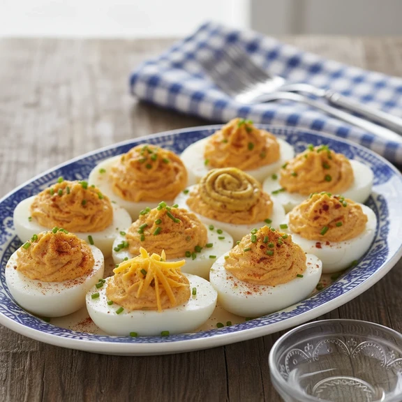 Modern Stuffed Eggs