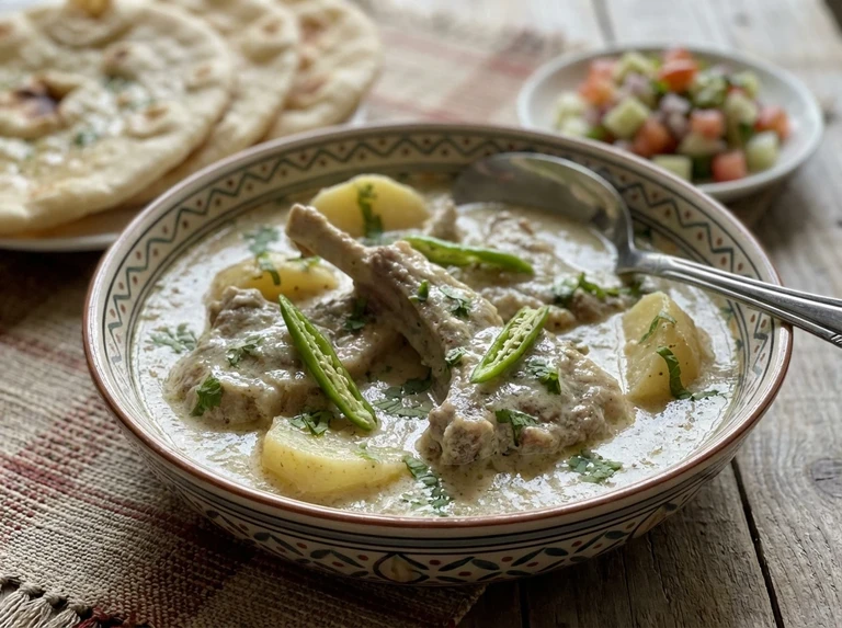 Mutton Chops in Milk (Method 2)