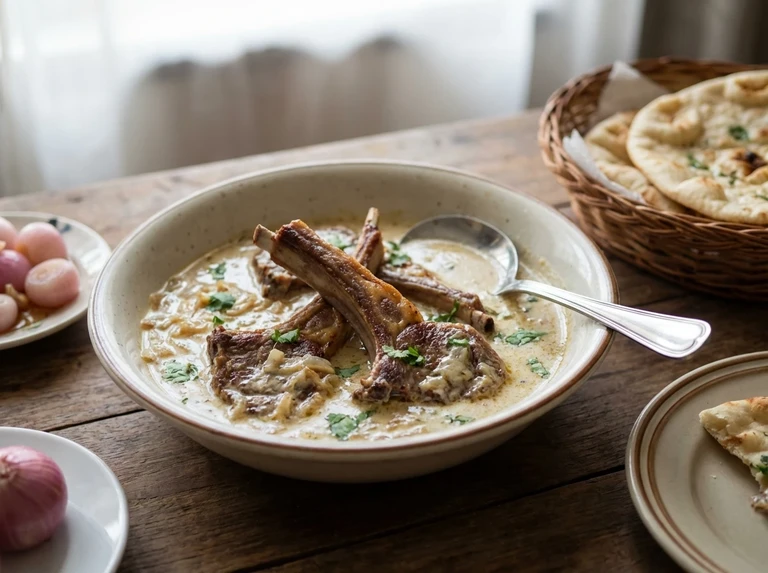 Mutton Chops in Milk Sauce