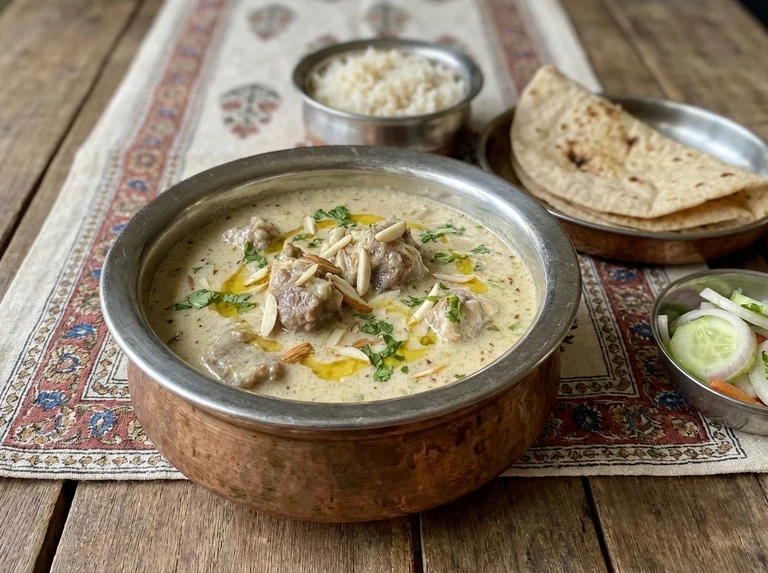Mutton or Chicken in Milk