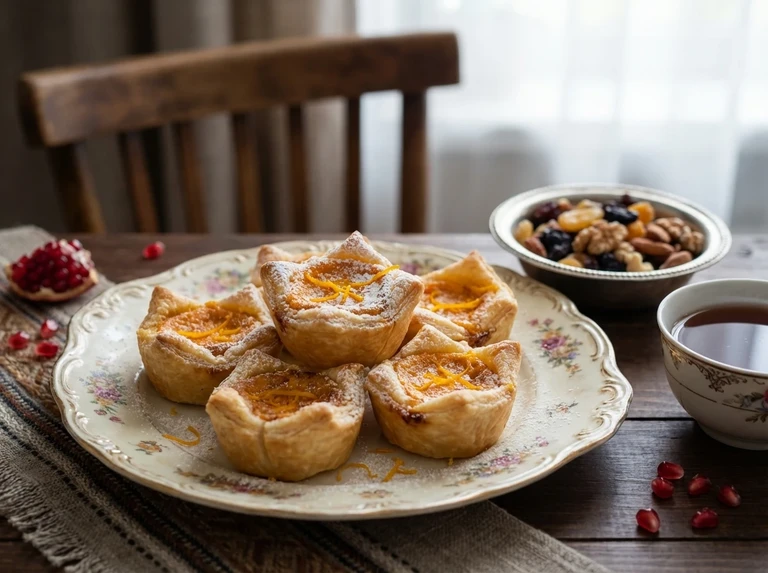 Orange Cheese Cakes (Orange Tartlets)