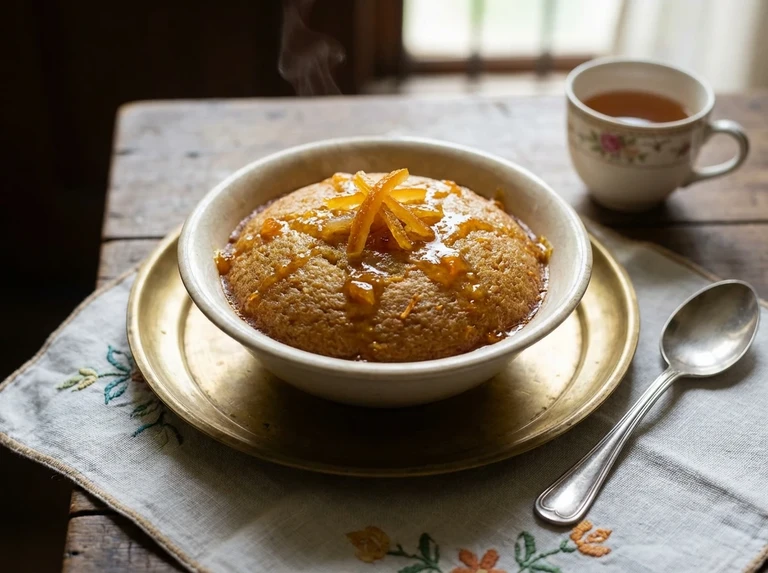Orange Marmalade Pudding