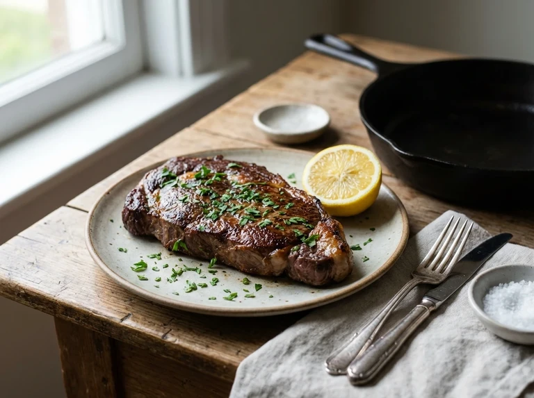 Pan-Broiled Steak