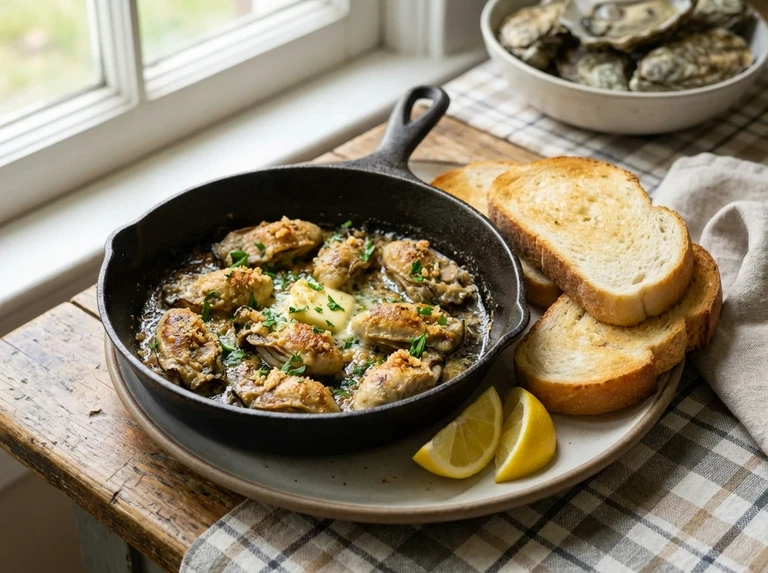 Panned Oysters