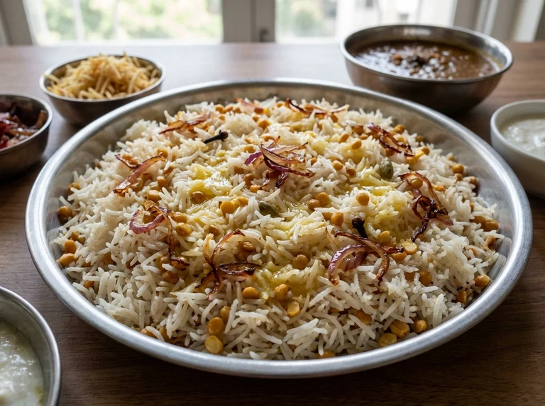 Parsi Community Feast Rice