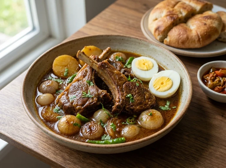 Parsi Mutton Chops Stew (Chapnu Istu)