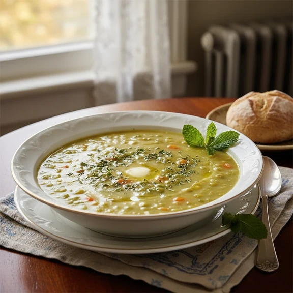 Pea Soup from Split Dried Peas