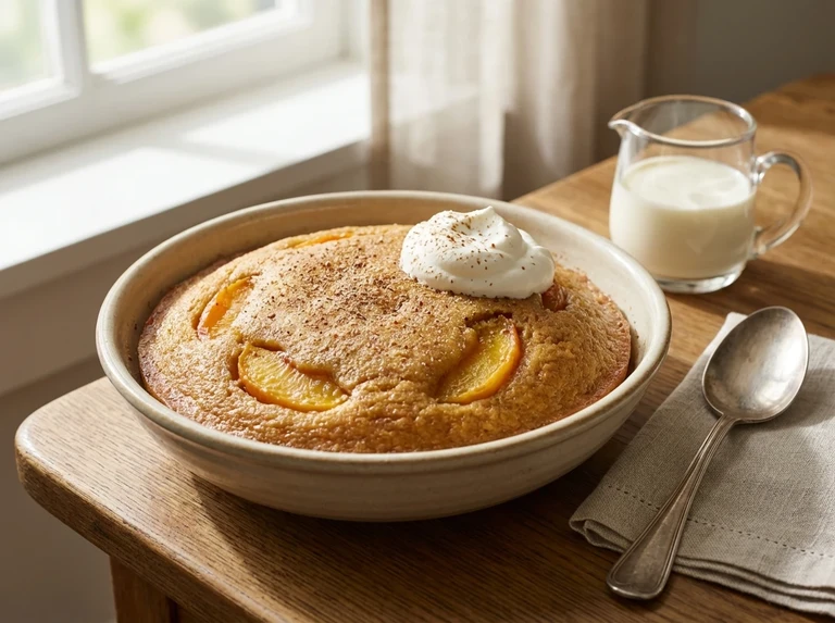 PEACH PUDDING