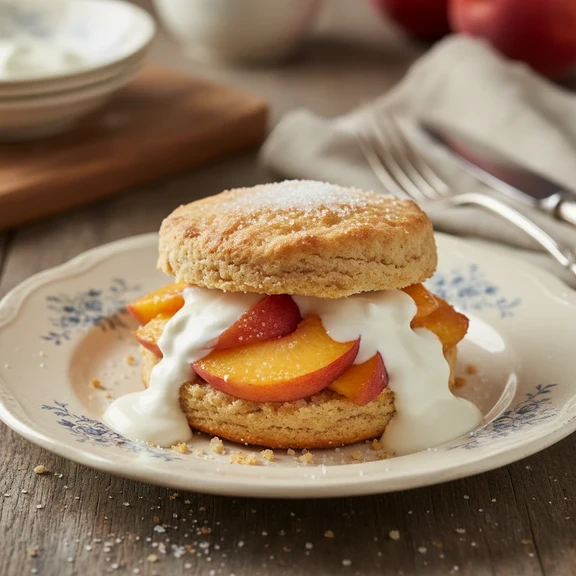Peach Short Cake