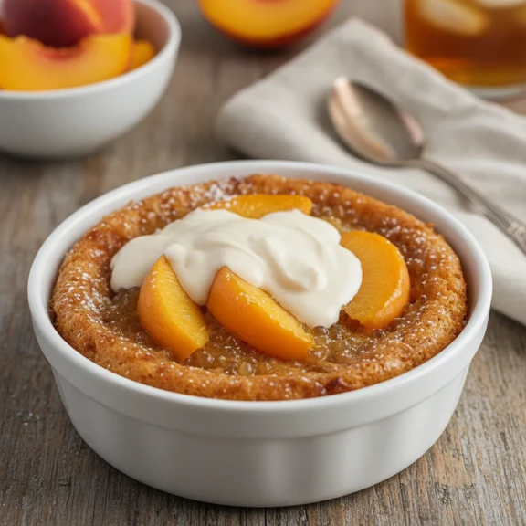 Peach Tapioca Pudding