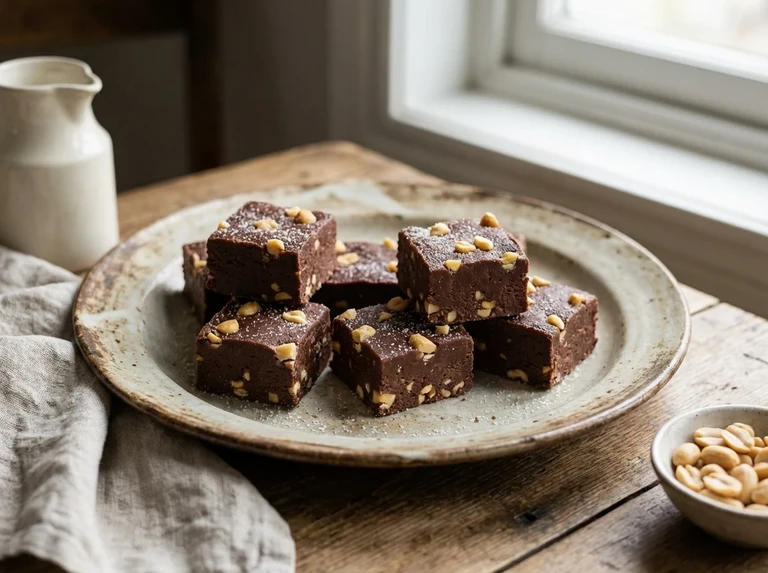 Peanut Fudge (Six portions)