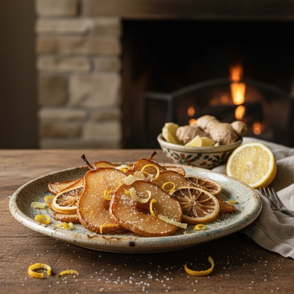 Pear Chips (Candied Pears)