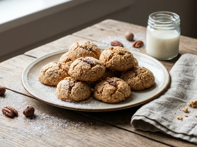 PECAN, WALNUT, OR HICKORY NUT MACAROONS
