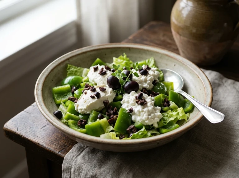 PEPPER AND CHEESE SALAD