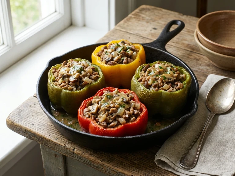 PEPPERS STUFFED WITH MEAT