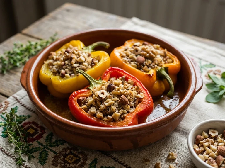 PEPPERS STUFFED WITH NUTS