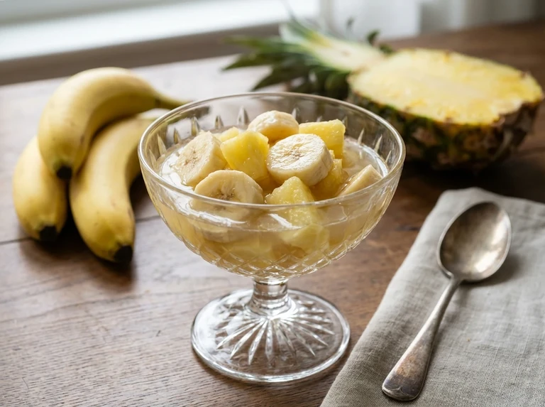 PINEAPPLE AND BANANA COCKTAIL