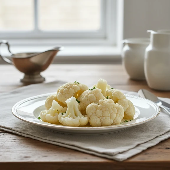 Plain Boiled Cauliflower