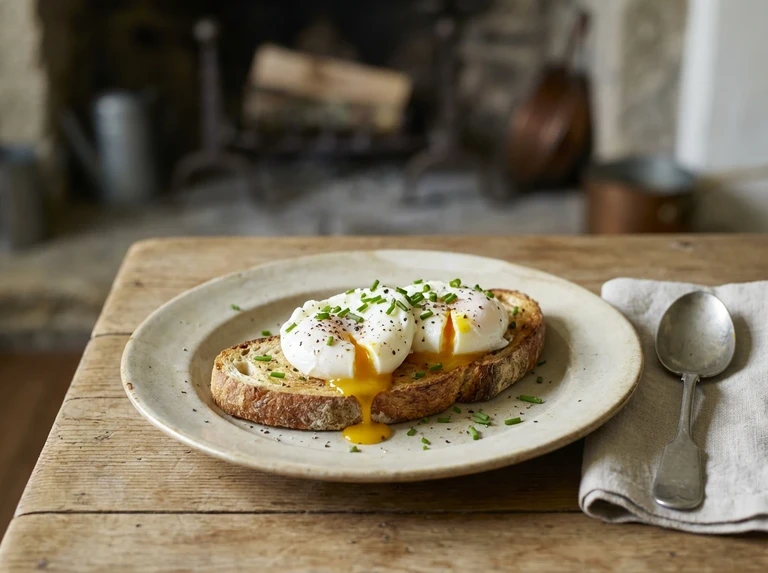 POACHED OR DROPPED EGGS
